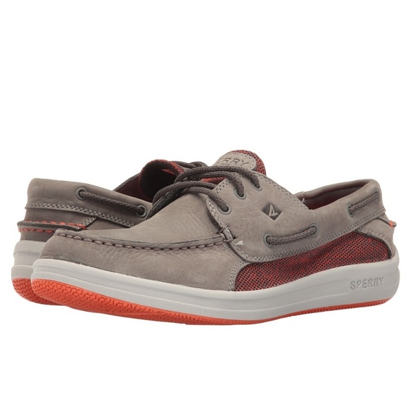 Sperry Gamefish 3-Eye Knit Boat Shoe Mens Grey - Picture 2 of 7